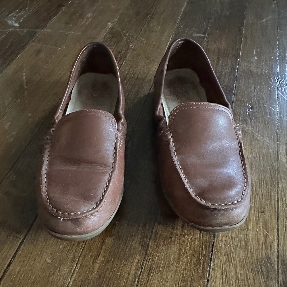 Hush Puppies Leather Cora Loafer 7.5